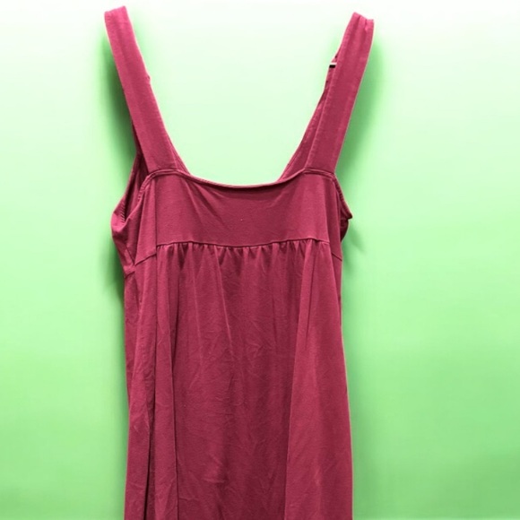 Ann Taylor loft Sleeveless maroon Pink Dress MEDIUM pit to pit 16in length 36in - Picture 5 of 5